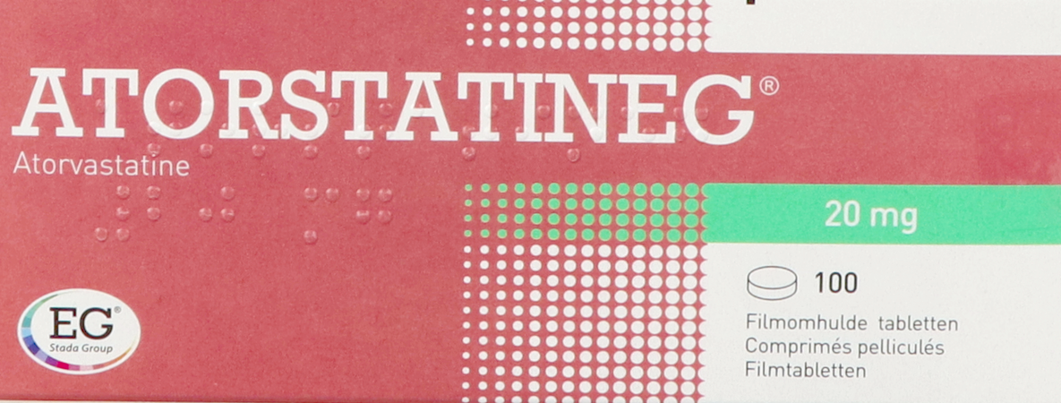 Atorstatineg 20mg Impexeco Comp 100 X 20mg Pip 1