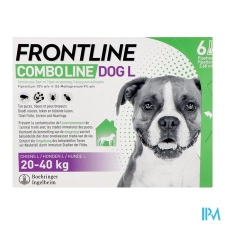 Frontline Combo Line Dog l 20-40kg 6x2,68ml 1