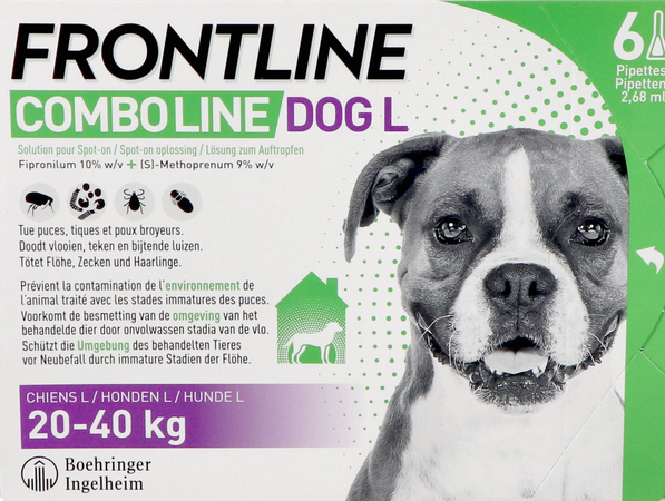 Frontline Combo Line Dog l 20-40kg 6x2,68ml 1