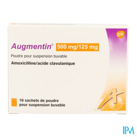 Augmentin Sach 16 X 500mg/125mg 6