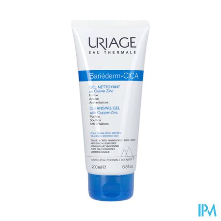 Uriage Bariederm Cica Gel Reinig.cuivre Zinc 200ml