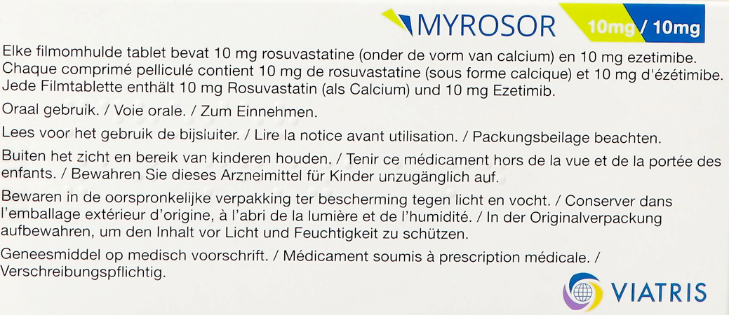 Myrosor 10mg/10mg Pi Pharma Filmomh Tabl 90 Pip 3