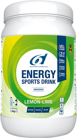 6d Sixd Energy Sports Drink Lemon Lime Pdr 1,3kg 2
