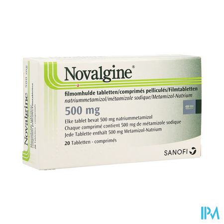 Novalgine Comp. Oblong 20 X 500mg