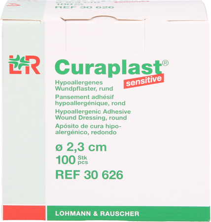 Curaplast Sensitiv Rond Diam.2,3cm Spots 100 30626 3
