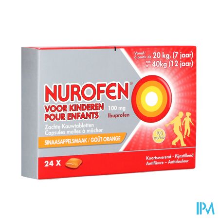 Nurofen Enfant 100mg Caps Molles A Macher 24