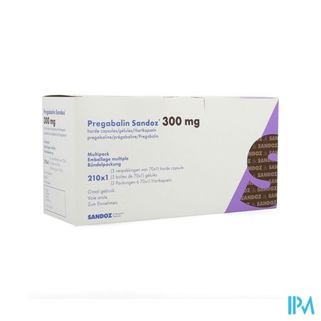 Pregabaline Sandoz 300mg Harde Caps 210