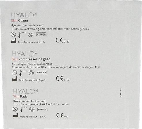 Hyalo 4 Skin Gazen 10x10cm 10 5