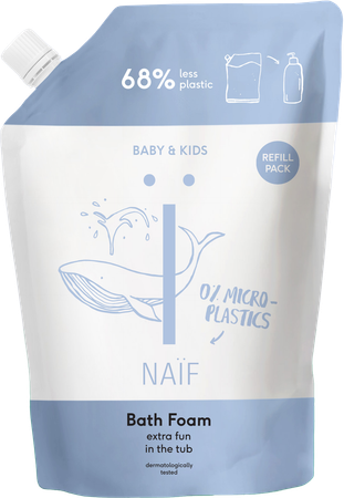 Naif Baby&kids Care Bath Foam Refill Doypack 500ml 1