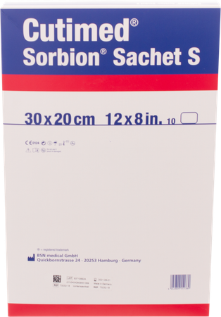 Cutimed Sorbion Zakje S 30x20cm 10 1