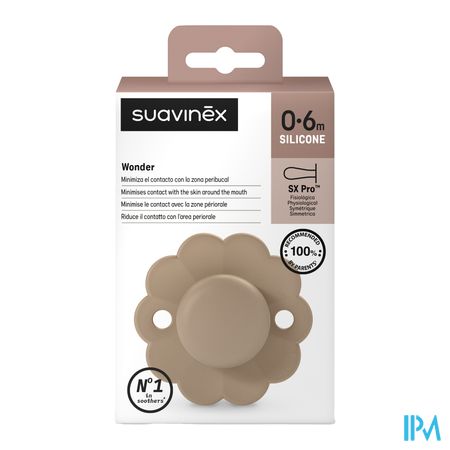 Suavinex Wonder Soother Sili.rev.0-6m Cork 1