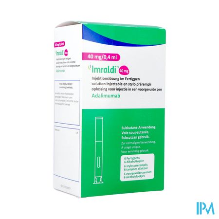 Imraldi 40mg Opl Inj 100mg/ml Voorgevulde Pen 6