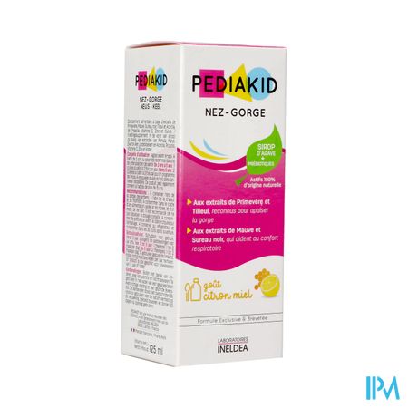 Pediakid Nez-gorge Sol Buv Fl 125ml