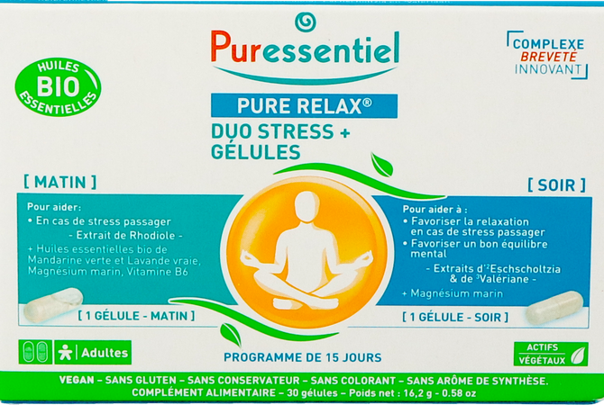 Puressentiel Pure Relax Duo Stress Caps 30 3