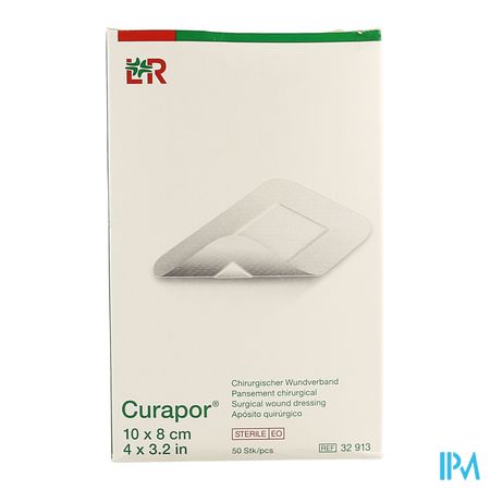 Curapor Verb Chirurg. Steriel 8cmx10cm 50 32913 7