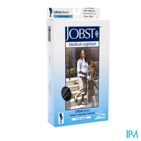 Jobst Ultrasheer Comf.k1 Panty Zwanger.cl.black M