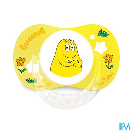Luc&lea Duo Sucette Phys 6-18m Barbapapa Anneau 2 3