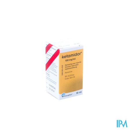 Ketamidor 100mg/ml Sol Inj 10ml