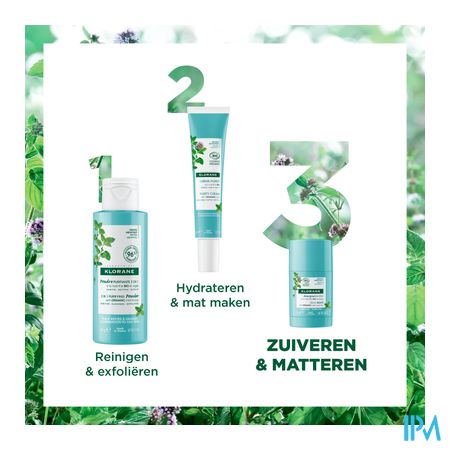 Klorane Gezicht Munt Aquatic Masker Stick 25g 7