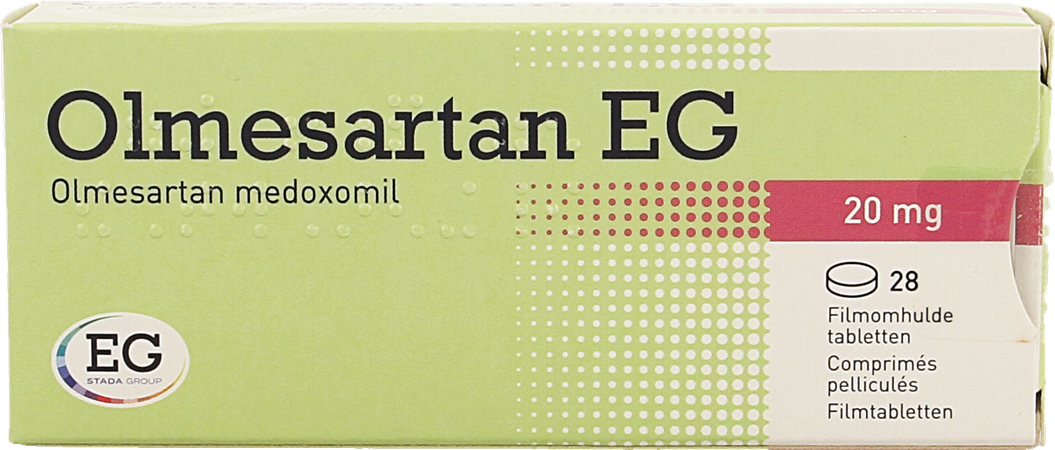 Olmesartan EG 20Mg Filmomh Tabl  28 X 20Mg 1