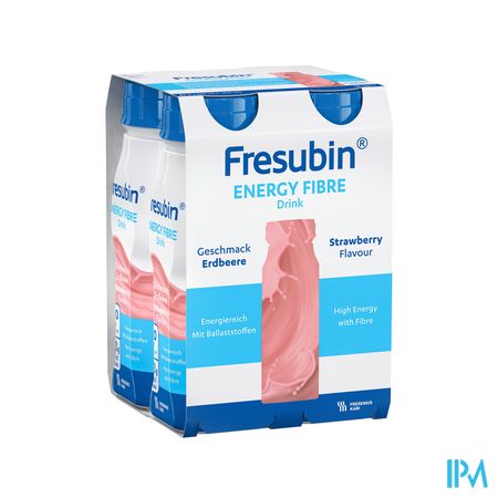 Fresubin Energy Fibre Drink Fraise Fl 4x200ml