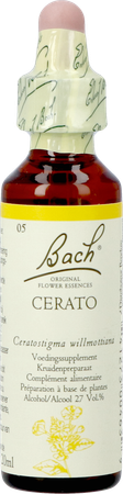 Bach Flower Remedie 05 Cerato 20ml 2