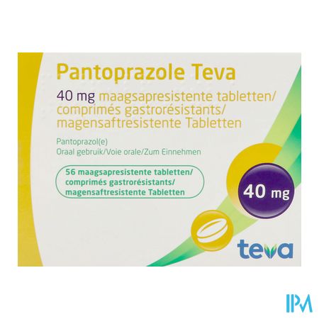 Pantoprazole Teva Pi Pharma 40mg Gastrores.comp 56 2