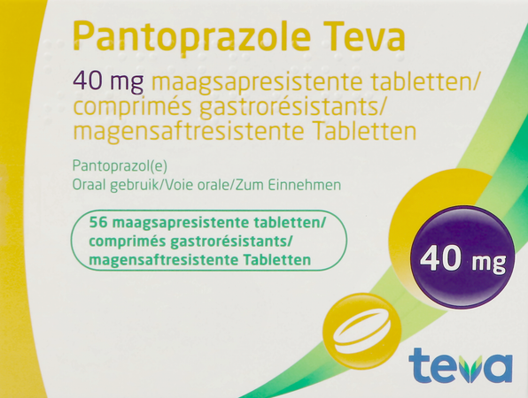Pantoprazole Teva Pi Pharma 40mg Maagsapres.comp56 2