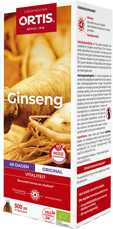 Ortis Ginseng Bio Fl 500ml 2