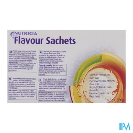 Flavour Kers-vanille Zakje 20x5g 1
