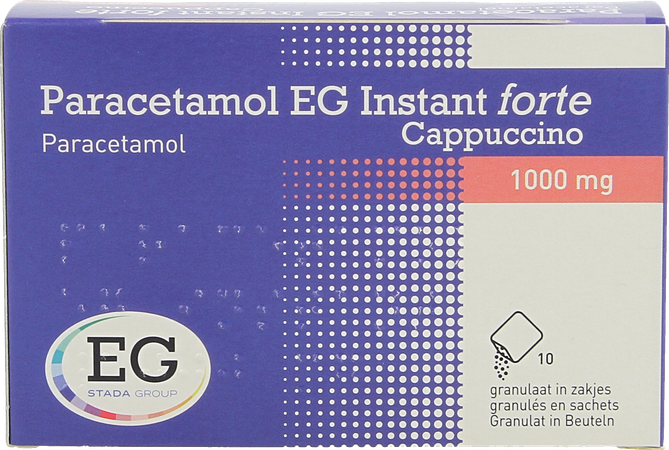 Paracetamol EG Inst.Forte 1G Cappuccino    Sach 10 1