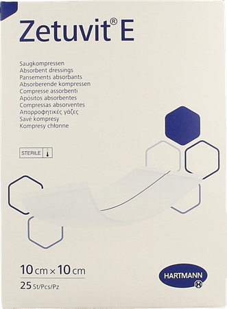 Zetuvit E 10x10cm St. 25 P/s 3