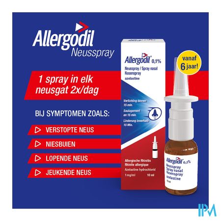 Allergodil Spray Nasal Fl 10ml 7