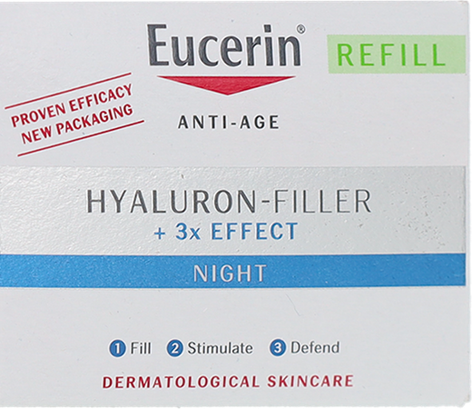 Eucerin Hyaluron-filler X3 Nachtcreme Navul. 50ml 3