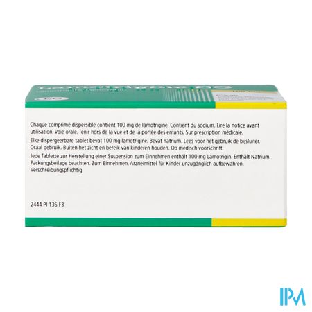 Lamotrigine Eg 100mg Orifarm Comp Orodisp. 90 1