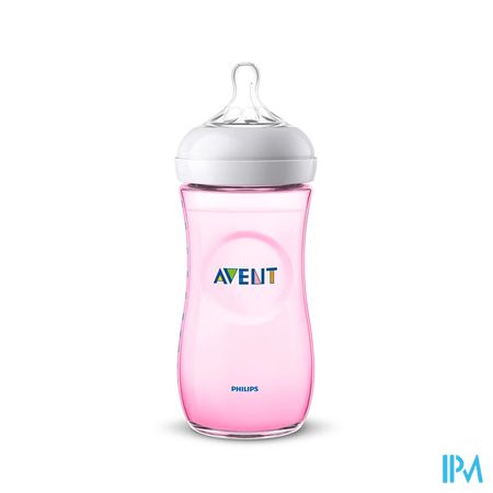 Philips Avent Natural 2.0 Biberon 260ml Rose SCF034/17