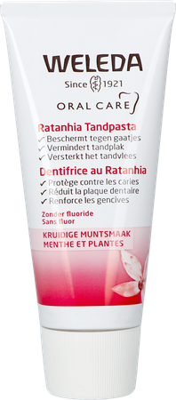 Weleda Tandpasta Ratanhia Roos 75ml 10