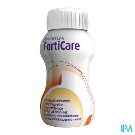 Forticare Drankje Aroma Sinaas-Citroen Flessen 4x125ml 2