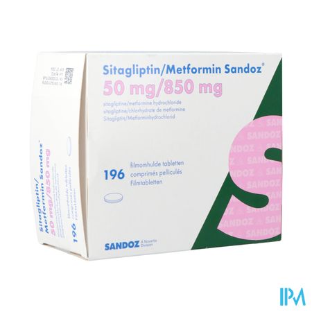 Sitagliptin Metformin Sand. 50/ 850mg Comp Pell196