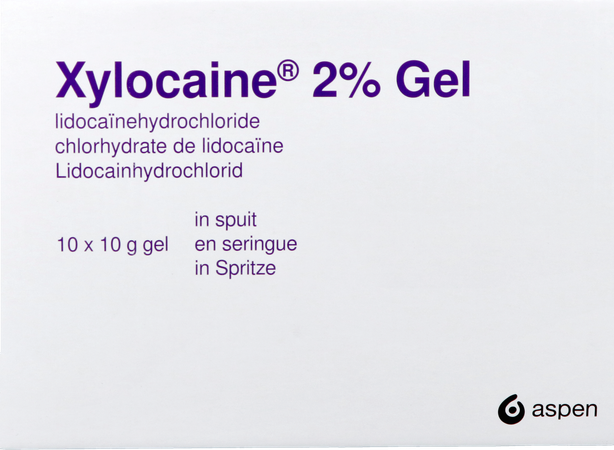 Xylocaine Gel Ser/spuit 10x10g 2% 6