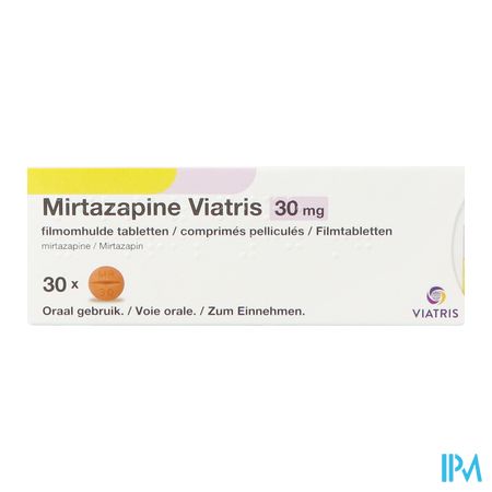 Mirtazapine Viatris 30mg Tabl 30 1