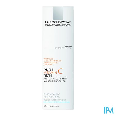 Lrp Redermic Pure Vitamine C Riche Peau Seche 40ml 1