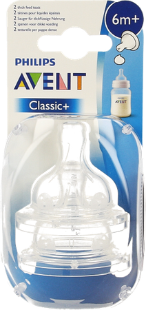 Philips Avent zuigspeen classic Dikkere Pap Sil 2 SCF636/27 2