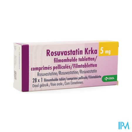 Rosuvastatin Hcs 5mg Filmomh Tabl 28