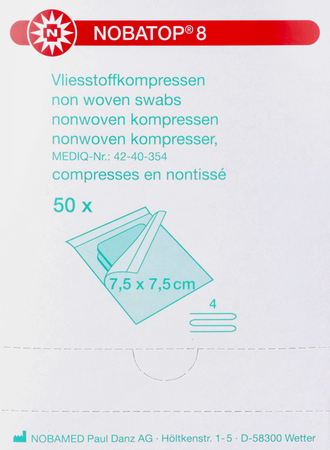 Nobatop 8 N/woven Ster/2 7,5cmx 7,5cm 60 9300109 2