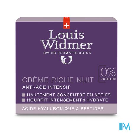 Widmer Aai Creme Riche Nuit N/parf Pot 50ml