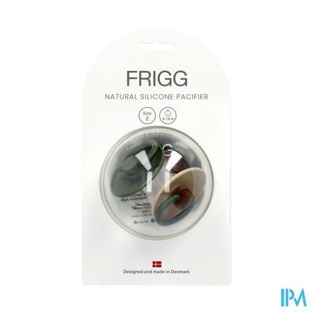 Frigg Color Sil Fopspenen T2 Acorn/olive2