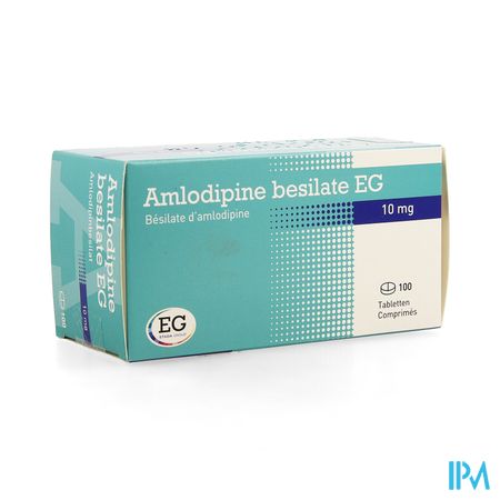 Amlodipine Besilate EG Tabl 100X10Mg