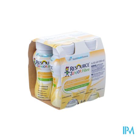 Resource Junior Fibre Vanille 4x200ml 2