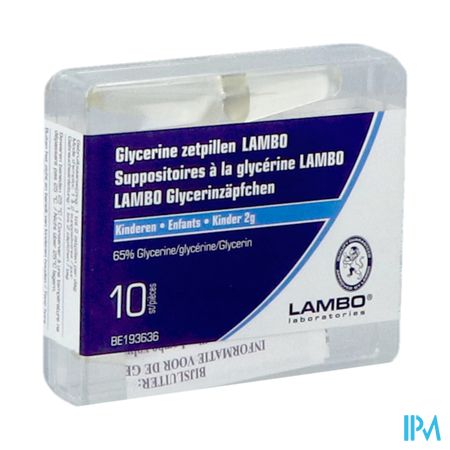 Glycerine Lambo Suppo Kegelvorm Enf 10